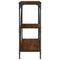 vidaXL Console Table Brown Oak 88.5x30x75 cm Engineered Wood