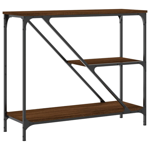 vidaXL Console Table Brown Oak 88.5x30x75 cm Engineered Wood