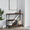 vidaXL Console Table Brown Oak 88.5x30x75 cm Engineered Wood