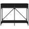 vidaXL Console Table Black 100x39x78.5 cm Engineered Wood