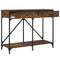 vidaXL Console Table Smoked Oak 100x39x78.5 cm Engineered Wood
