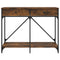 vidaXL Console Table Smoked Oak 100x39x78.5 cm Engineered Wood