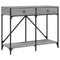 vidaXL Console Table Grey Sonoma 100x39x78.5 cm Engineered Wood