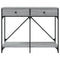 vidaXL Console Table Grey Sonoma 100x39x78.5 cm Engineered Wood
