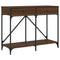 vidaXL Console Table Brown Oak 100x39x78.5 cm Engineered Wood