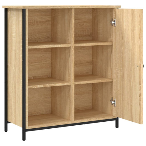 vidaXL Sideboard Sonoma Oak 70x30x80 cm Engineered Wood