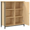 vidaXL Sideboard Sonoma Oak 70x30x80 cm Engineered Wood