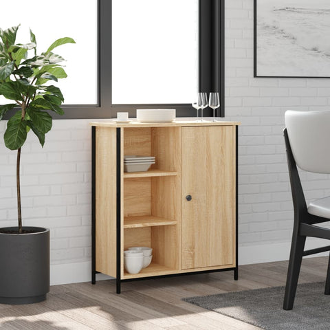 vidaXL Sideboard Sonoma Oak 70x30x80 cm Engineered Wood