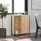 vidaXL Sideboard Sonoma Oak 70x30x80 cm Engineered Wood