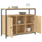 vidaXL Sideboard Sonoma Oak 100x35x80 cm Engineered Wood