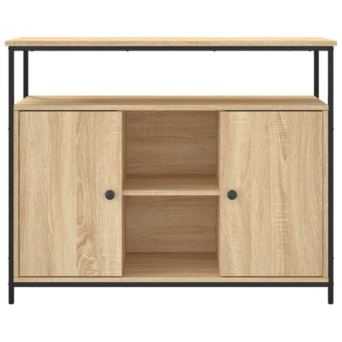 vidaXL Sideboard Sonoma Oak 100x35x80 cm Engineered Wood
