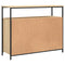 vidaXL Sideboard Sonoma Oak 100x35x80 cm Engineered Wood