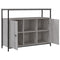 vidaXL Sideboard Grey Sonoma 100x35x80 cm Engineered Wood