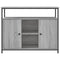vidaXL Sideboard Grey Sonoma 100x35x80 cm Engineered Wood