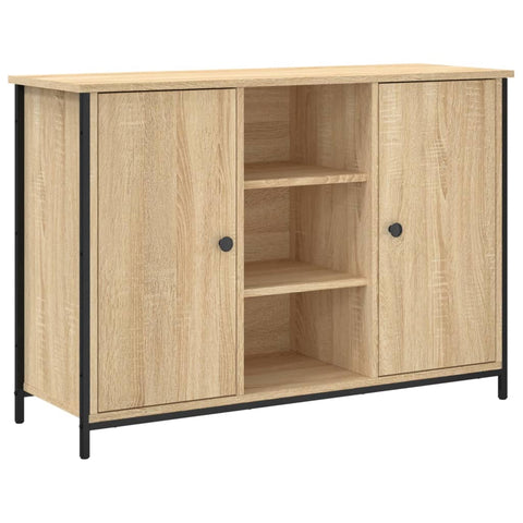 vidaXL Sideboard Sonoma Oak 100x35x70 cm Engineered Wood