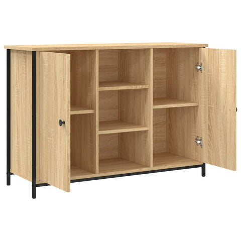 vidaXL Sideboard Sonoma Oak 100x35x70 cm Engineered Wood