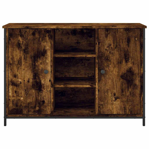 vidaXL Sideboard Smoked Oak 100x35x70 cm Engineered Wood