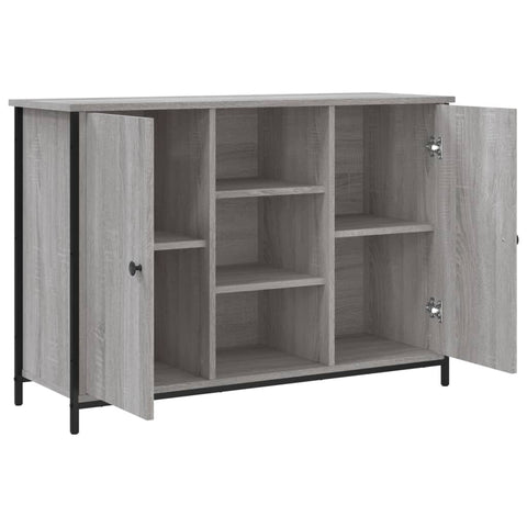 vidaXL Sideboard Grey Sonoma 100x35x70 cm Engineered Wood