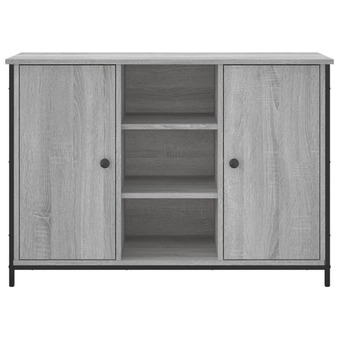 vidaXL Sideboard Grey Sonoma 100x35x70 cm Engineered Wood