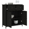 vidaXL Sideboard Black 70x30x80 cm Engineered Wood