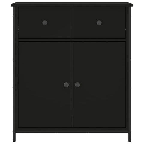 vidaXL Sideboard Black 70x30x80 cm Engineered Wood