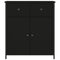 vidaXL Sideboard Black 70x30x80 cm Engineered Wood