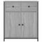 vidaXL Sideboard Grey Sonoma 70x30x80 cm Engineered Wood