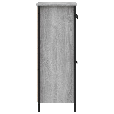 vidaXL Sideboard Grey Sonoma 70x30x80 cm Engineered Wood