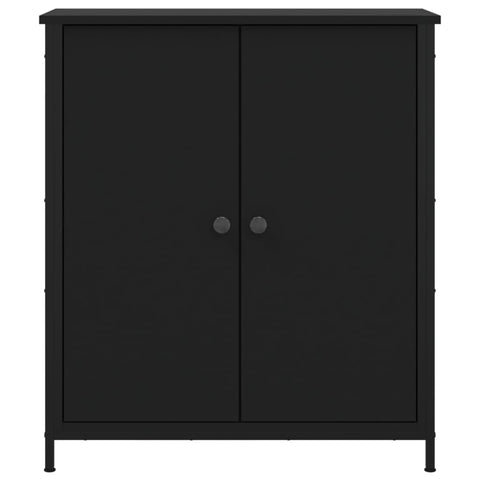 vidaXL Sideboard Black 70x30x80 cm Engineered Wood