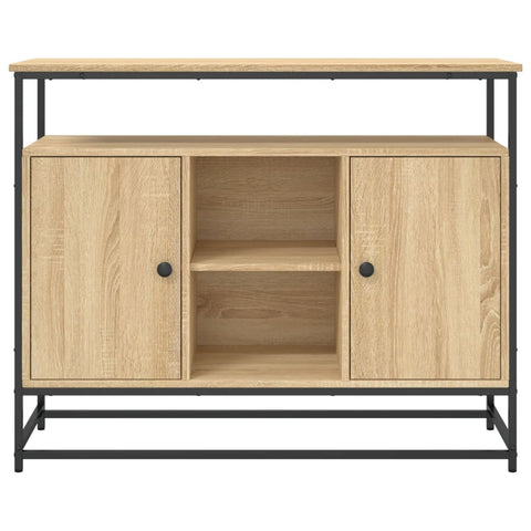 vidaXL Sideboard Sonoma Oak 100x35x80 cm Engineered Wood