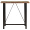 vidaXL Bar Table 110x55x107 cm Solid Wood Reclaimed and Iron