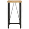 vidaXL Bar Table 55x55x107 cm Solid Wood Mango and Iron