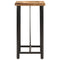 vidaXL Bar Table 55x55x107 cm Solid Wood Mango and Iron