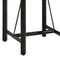 vidaXL Bar Table 55x55x107 cm Solid Wood Mango and Iron