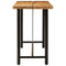 vidaXL Bar Table 180x70x107 cm Solid Wood Mango and Iron