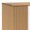 vidaXL Wardrobe OLDEN White and Brown 76.5x53x172 cm Solid Wood Pine