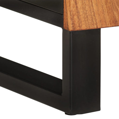 vidaXL 2 Piece Bathroom Furniture Set Solid Wood Acacia