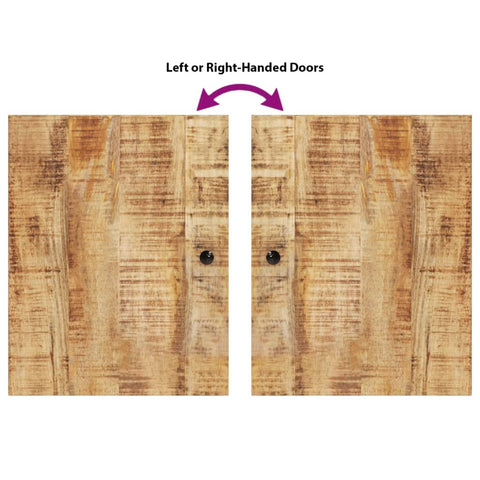 vidaXL 5 Piece Bathroom Furniture Set Solid Wood Mango