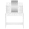 vidaXL Dressing Table with Mirror White 96x39x142 cm