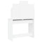 vidaXL Dressing Table with Mirror White 96x39x142 cm