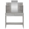 vidaXL Dressing Table with Mirror Grey Sonoma 96x39x142 cm