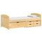 vidaXL Day Bed with 5 Drawers without Mattress "IRUN" 90x200 cm
