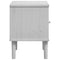vidaXL Bedside Cabinet SENJA Rattan Look White 40x35x48 cm Solid Wood Pine