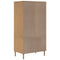 vidaXL Wardrobe SENJA Rattan Look Brown 90x55x175 cm Solid Wood Pine