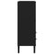 vidaXL Highboard SENJA Rattan Look Black 90x40x112 cm Solid Wood Pine