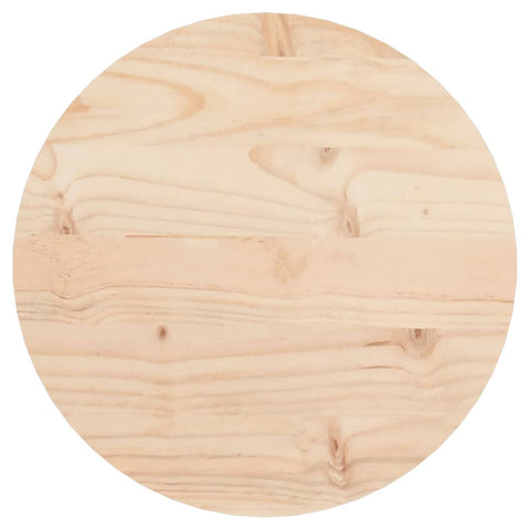 vidaXL Table Top Round Ø30x3 cm Solid Wood Pine