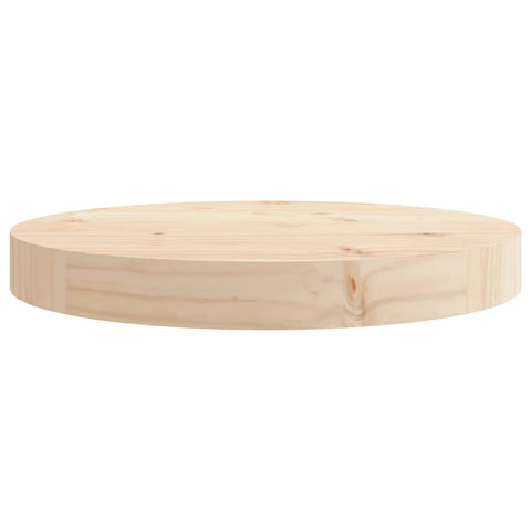 vidaXL Table Top Round Ø30x3 cm Solid Wood Pine