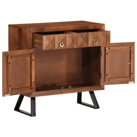 vidaXL Drawer Cabinet Honey Brown 70x35x70 cm Solid Wood Acacia