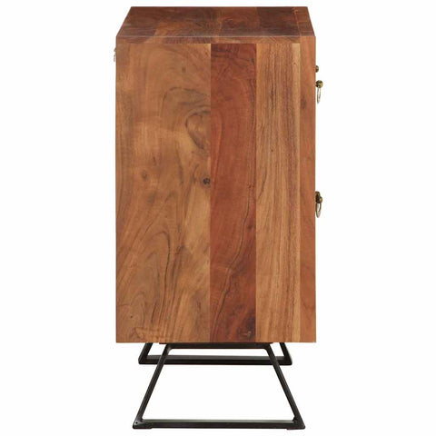 vidaXL Drawer Cabinet Honey Brown 70x35x70 cm Solid Wood Acacia