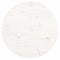 vidaXL Table Top Round White Ø30x3 cm Solid Wood Pine